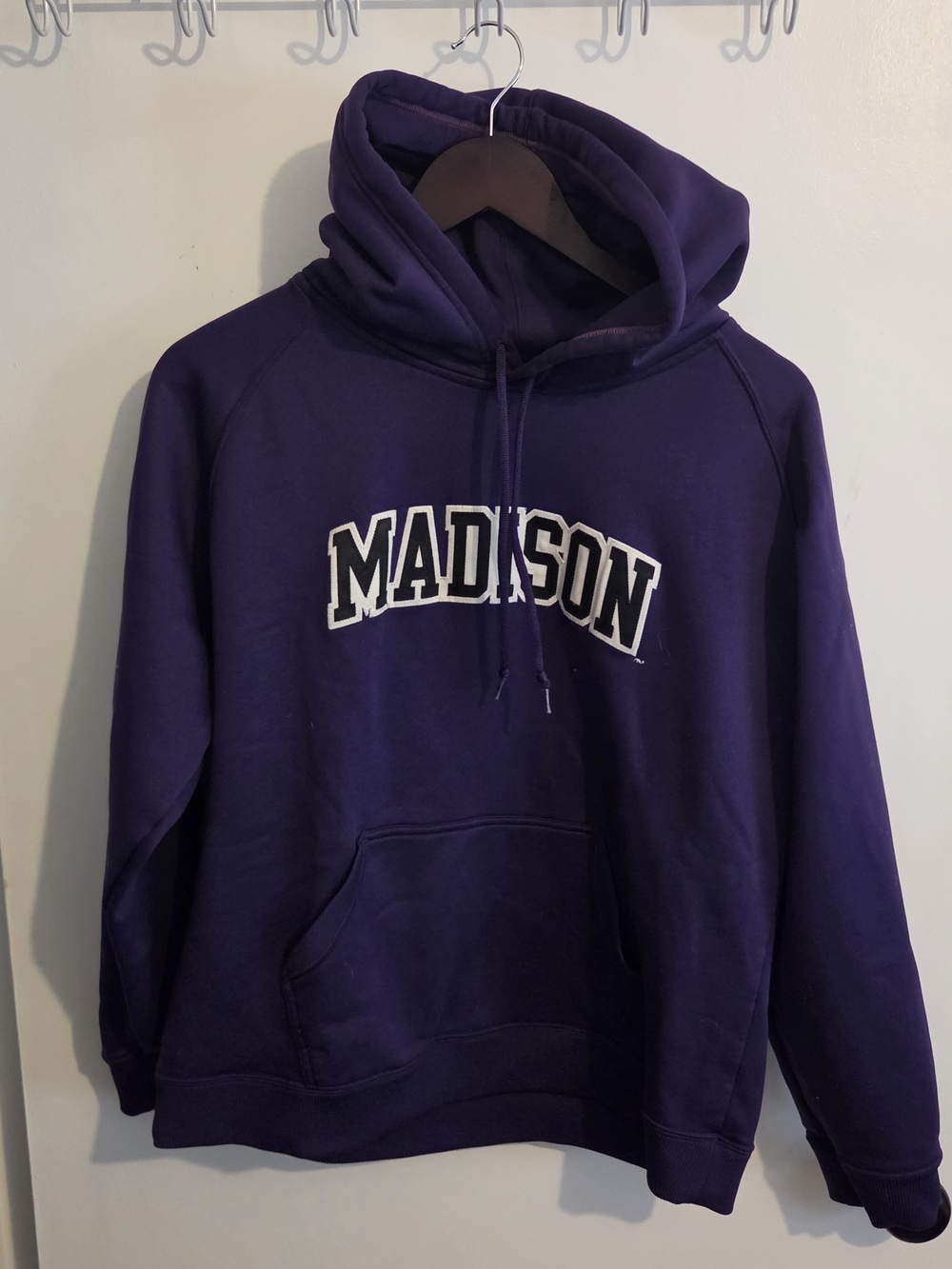 Under Armour Purple James Madison University Pullover Hoodie Men's Sweatshirt L